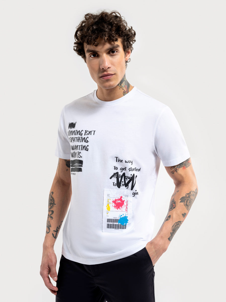 Regular Fit Men's T-shirt Short Sleeve