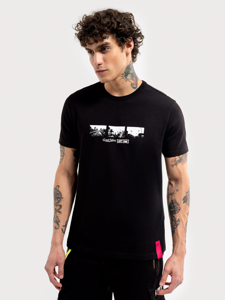 Regular Fit Men's T-shirt Short Sleeve