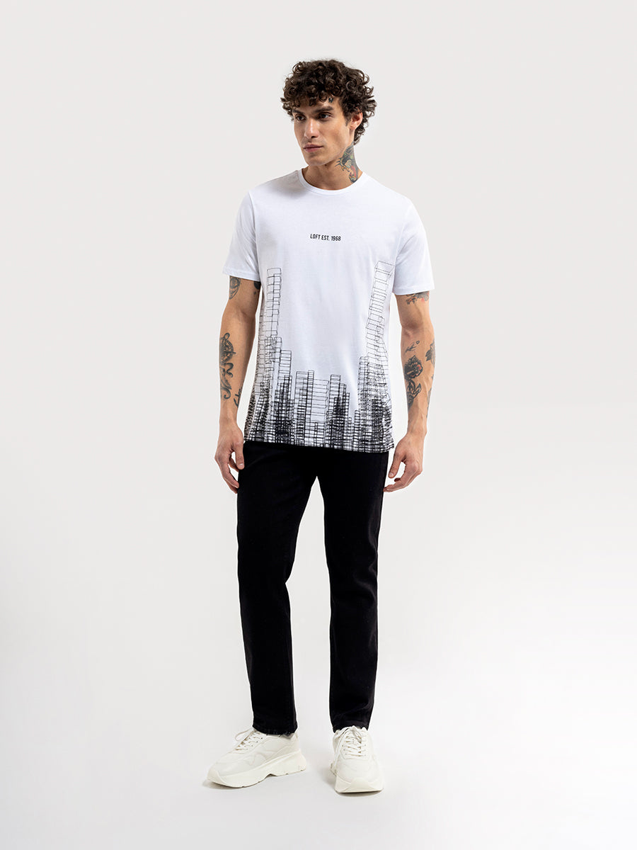 Regular Fit Men's T-shirt Short Sleeve
