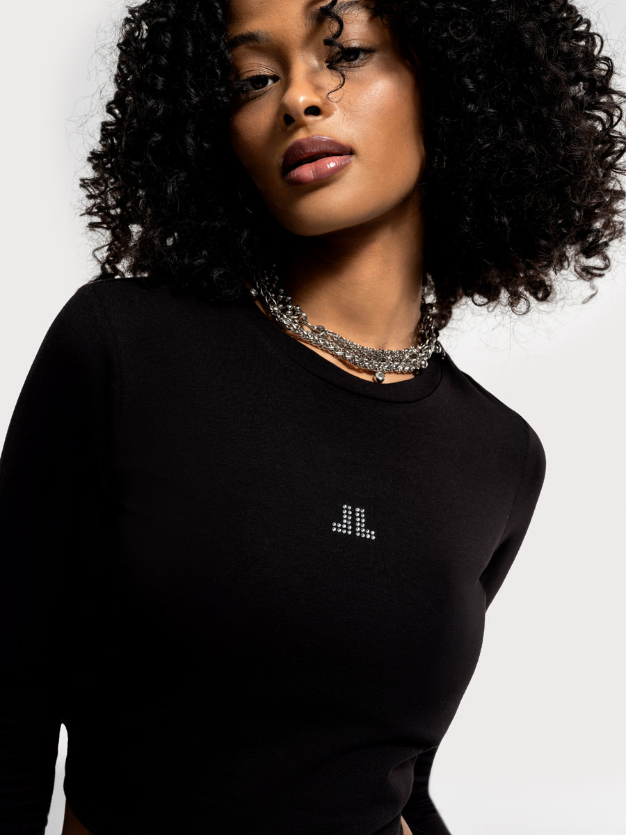 Black Woman Long Sleeve Tshirt