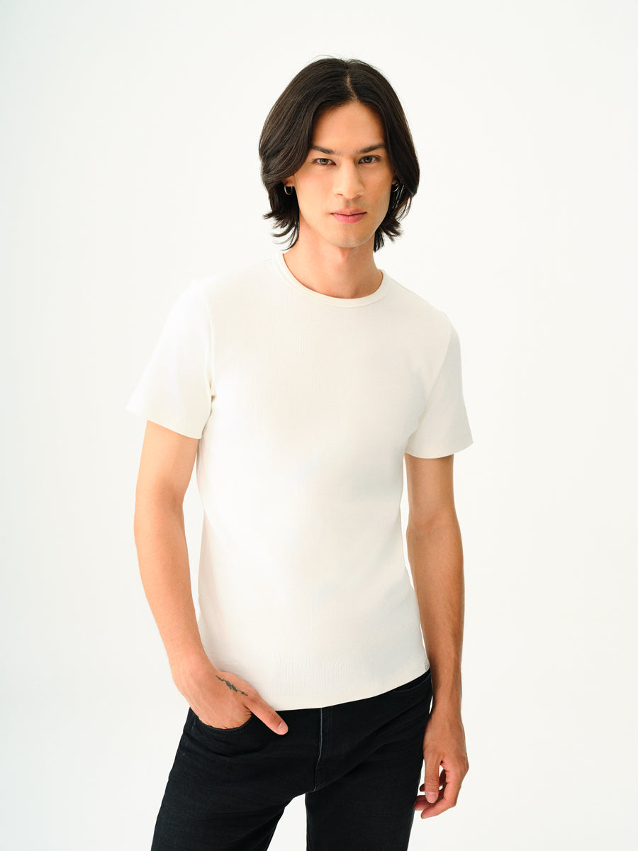 Slim Fit Men's T-shirt Short Sleeve