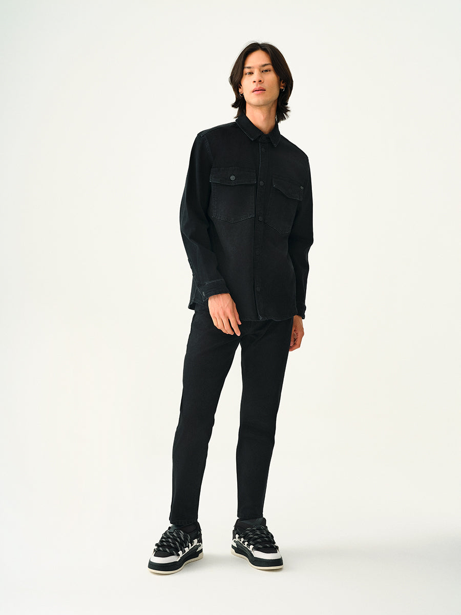 Oversize Fit Men's Shirt Long Sleeve