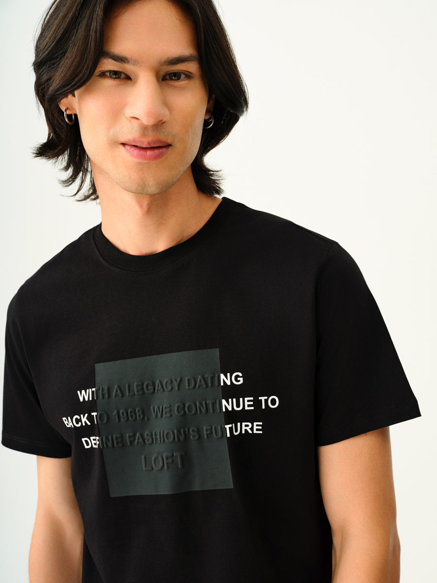 Regular Fit Men's T-shirt Short Sleeve