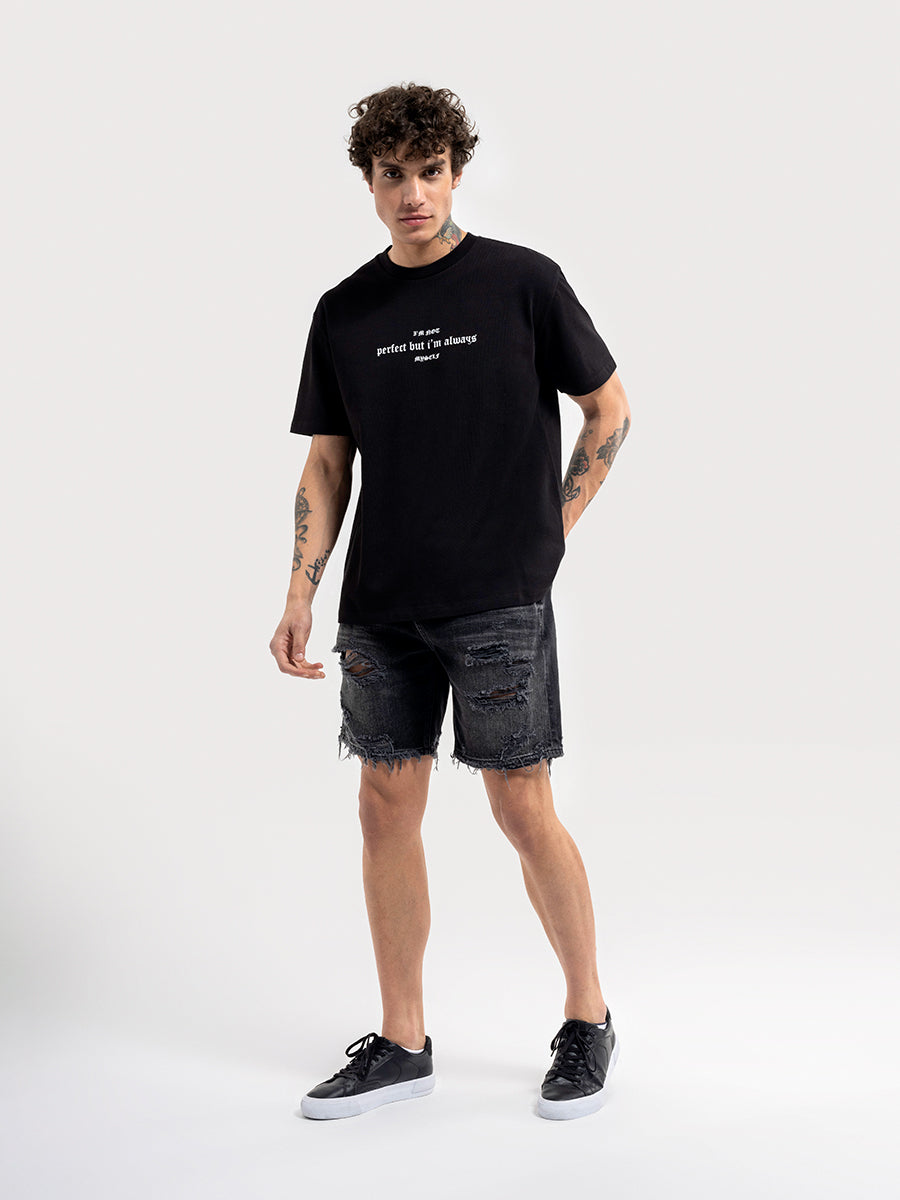 Loose Fit Men's T-shirt Short Sleeve