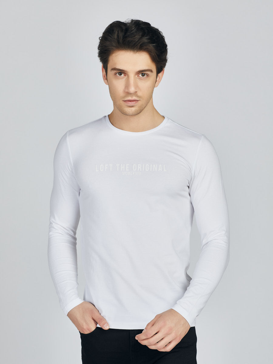 Slim Fit Men's T-shirt Long Sleeve