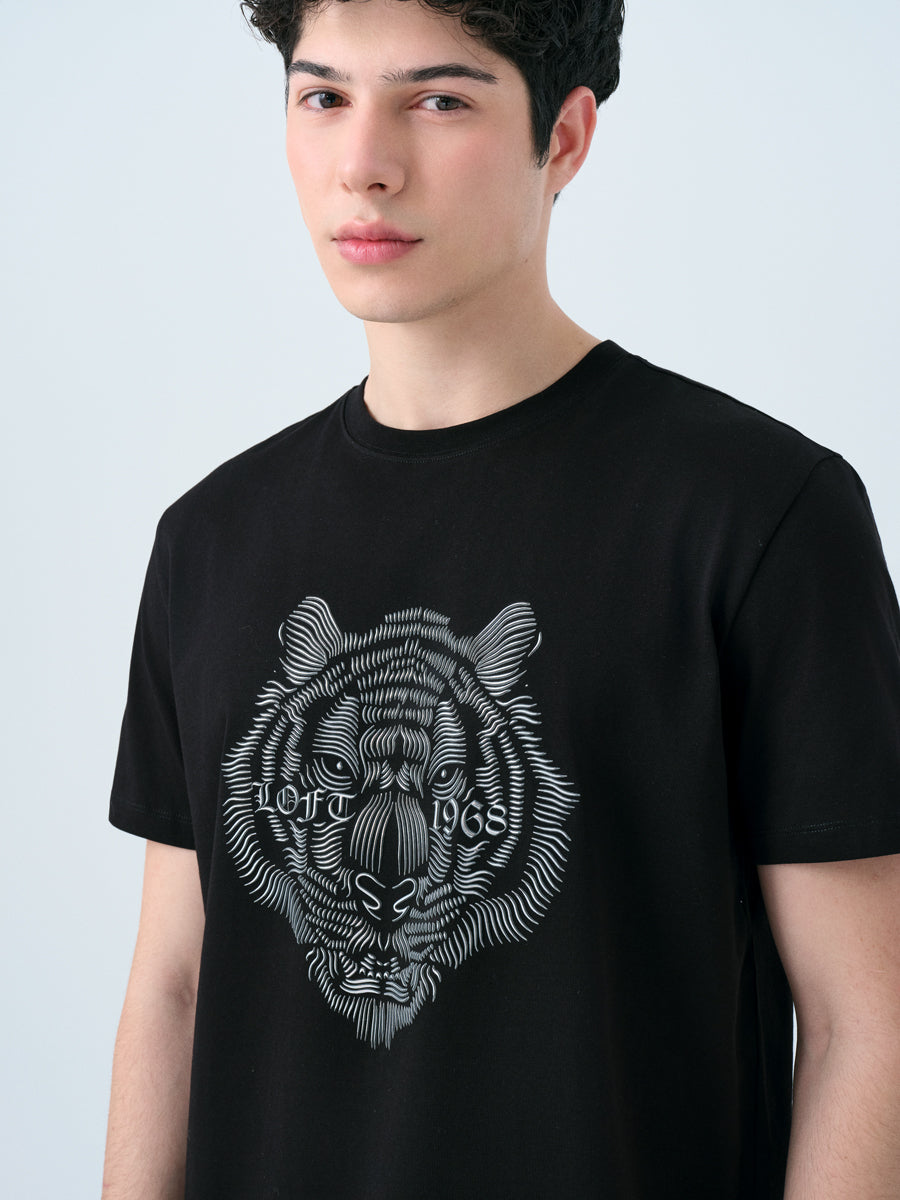 Regular Fit Men's T-shirt Short Sleeve