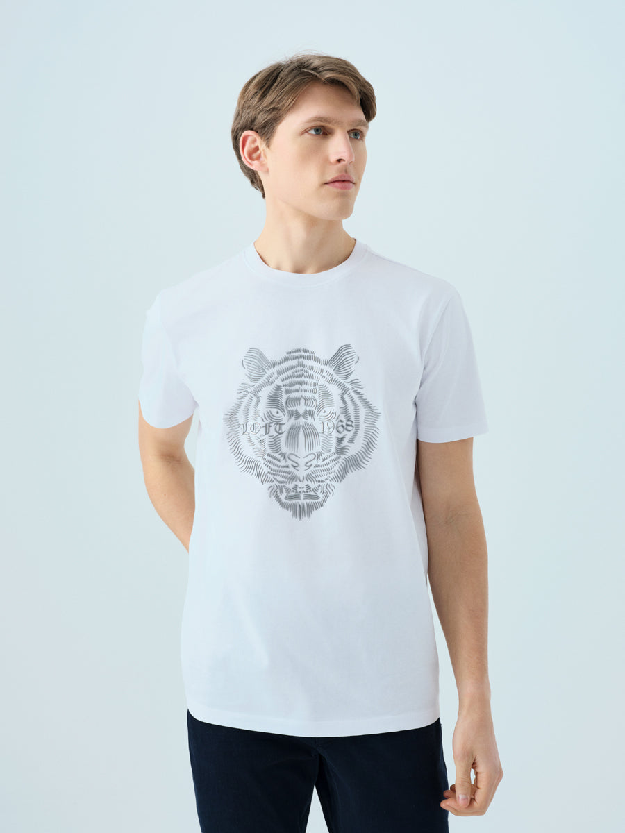 Regular Fit Men's T-shirt Short Sleeve