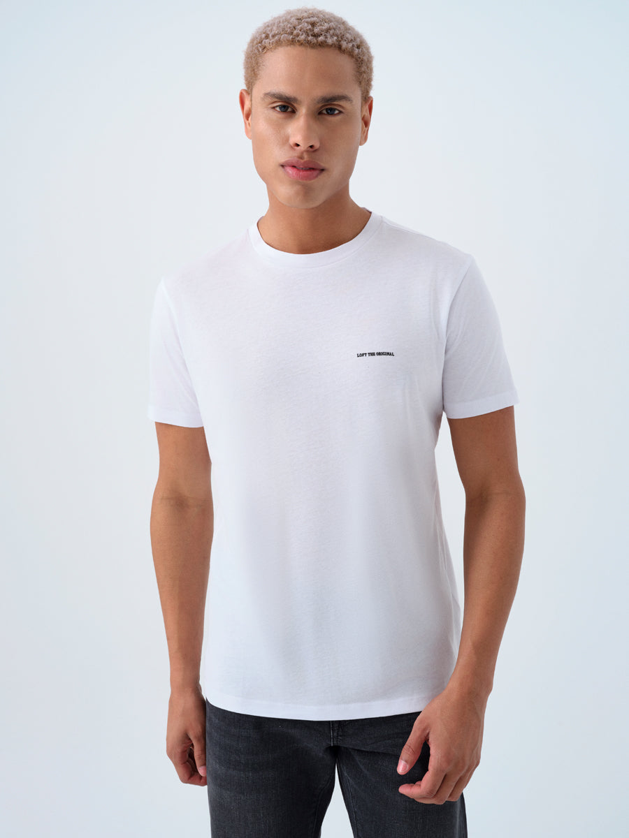Regular Fit Men's T-shirt Short Sleeve