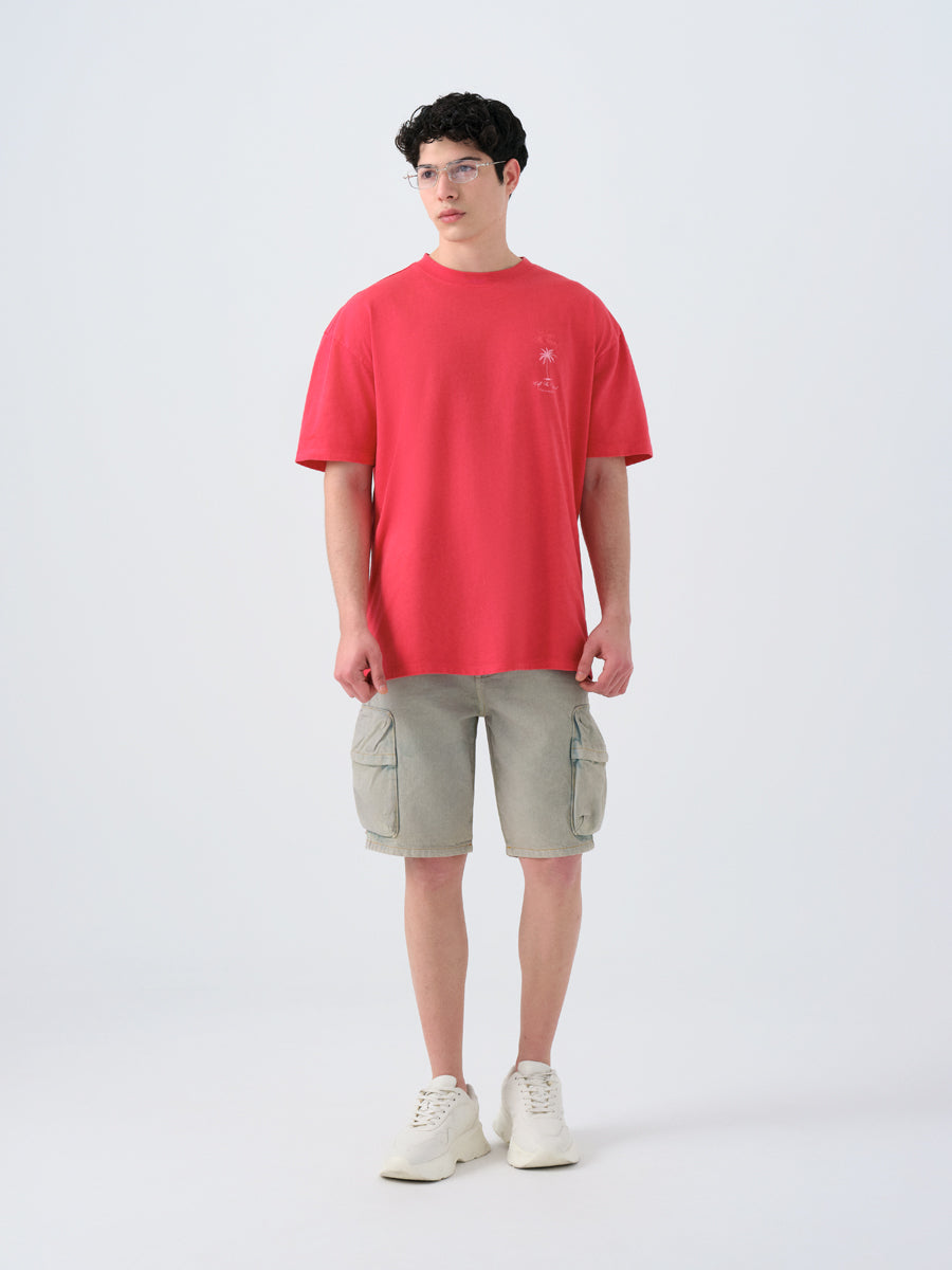 Oversize Fit Men's T-shirt Short Sleeve