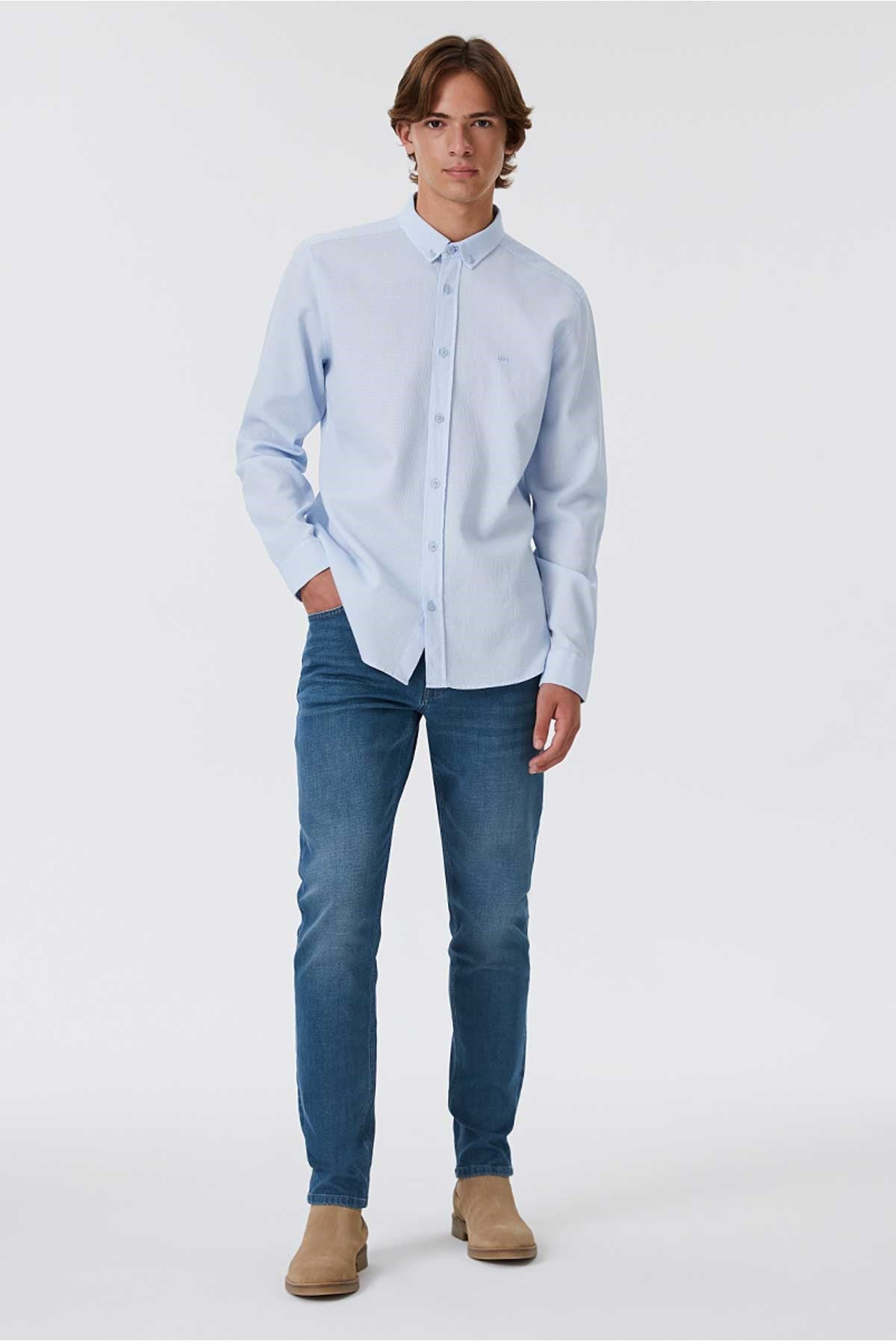 Regular Fit Men's Shirt Long Sleeve