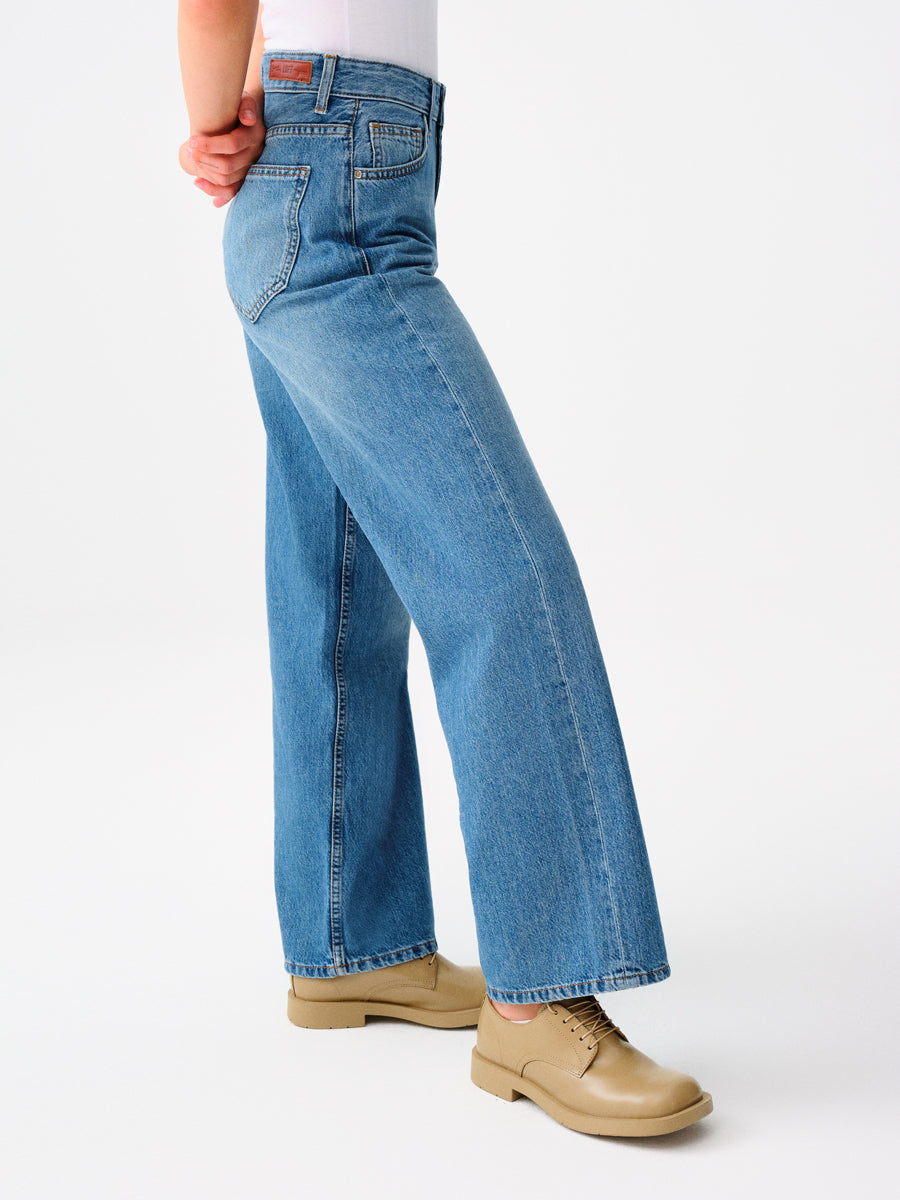 Wide Leg Regular Fit Women's Trousers