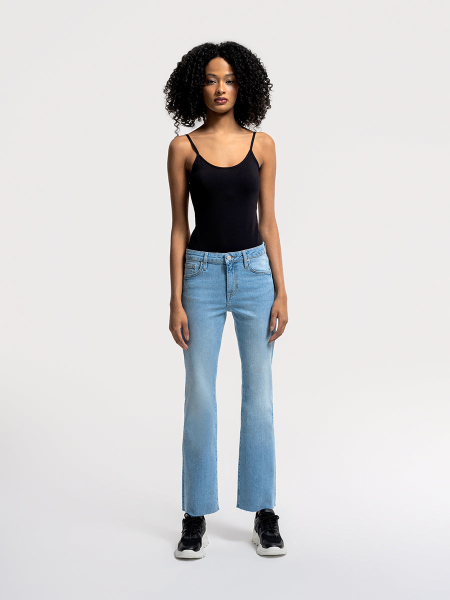 Flare Slim Fit Women's Trousers