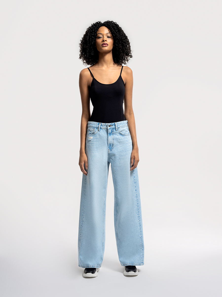 Wide Leg Regular Fit Women's Trousers