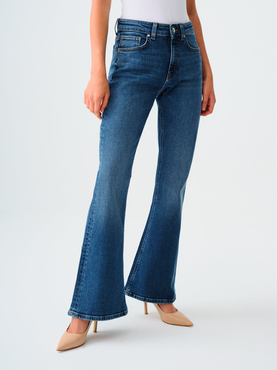 Flare Slim Fit Women's Trousers