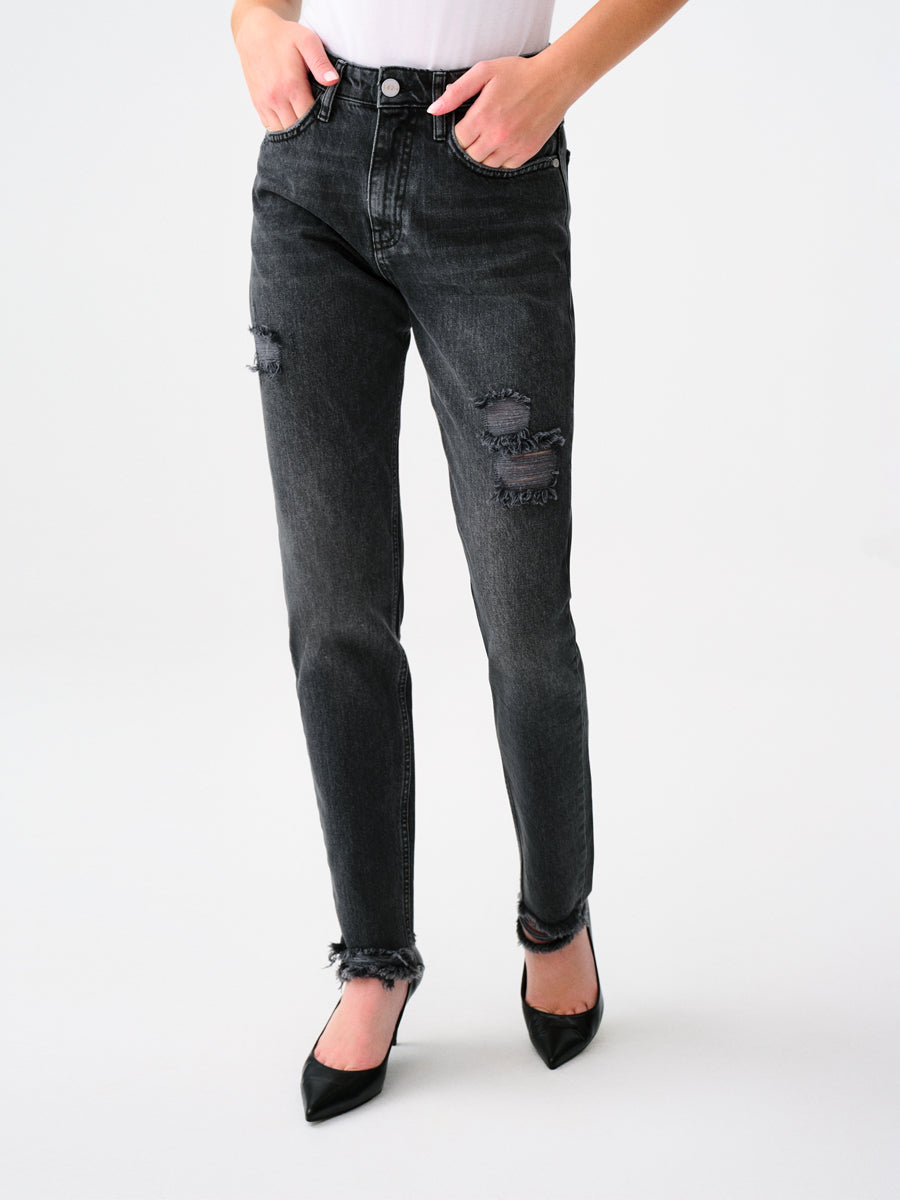 Mom Slim Fit Women's Trousers