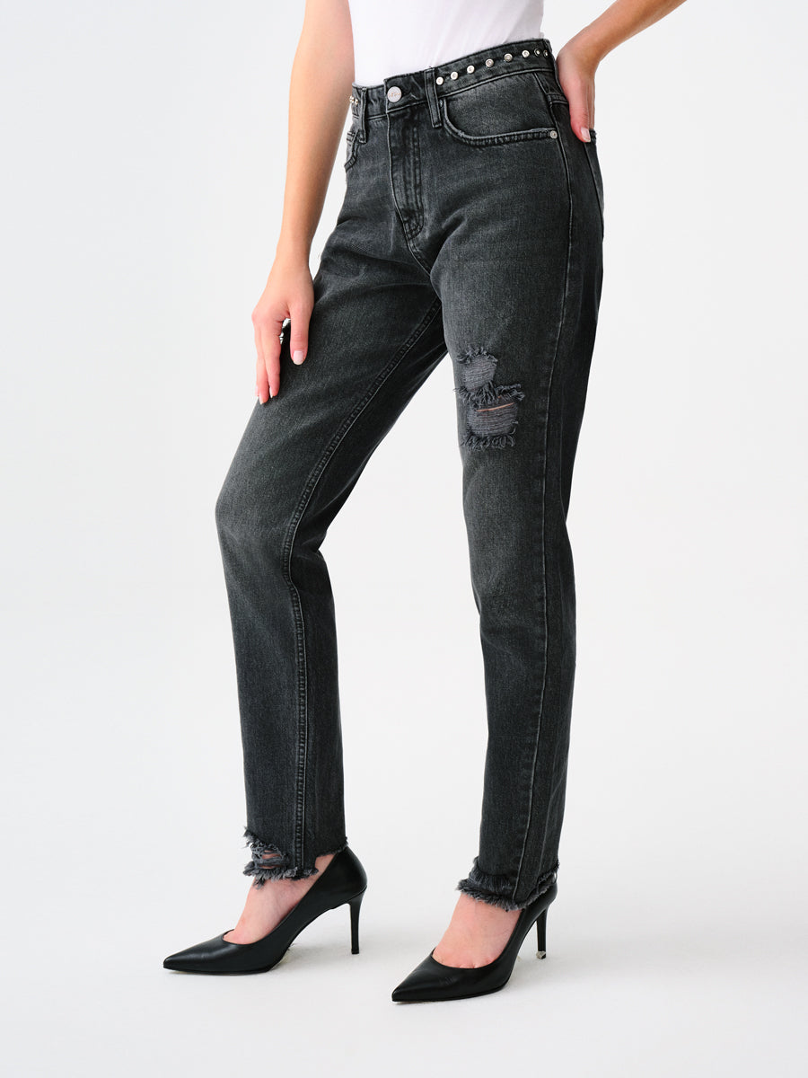 Mom Slim Fit Women's Trousers