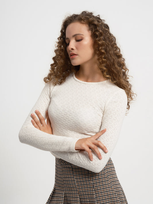 Ecru Woman Sweatshirt