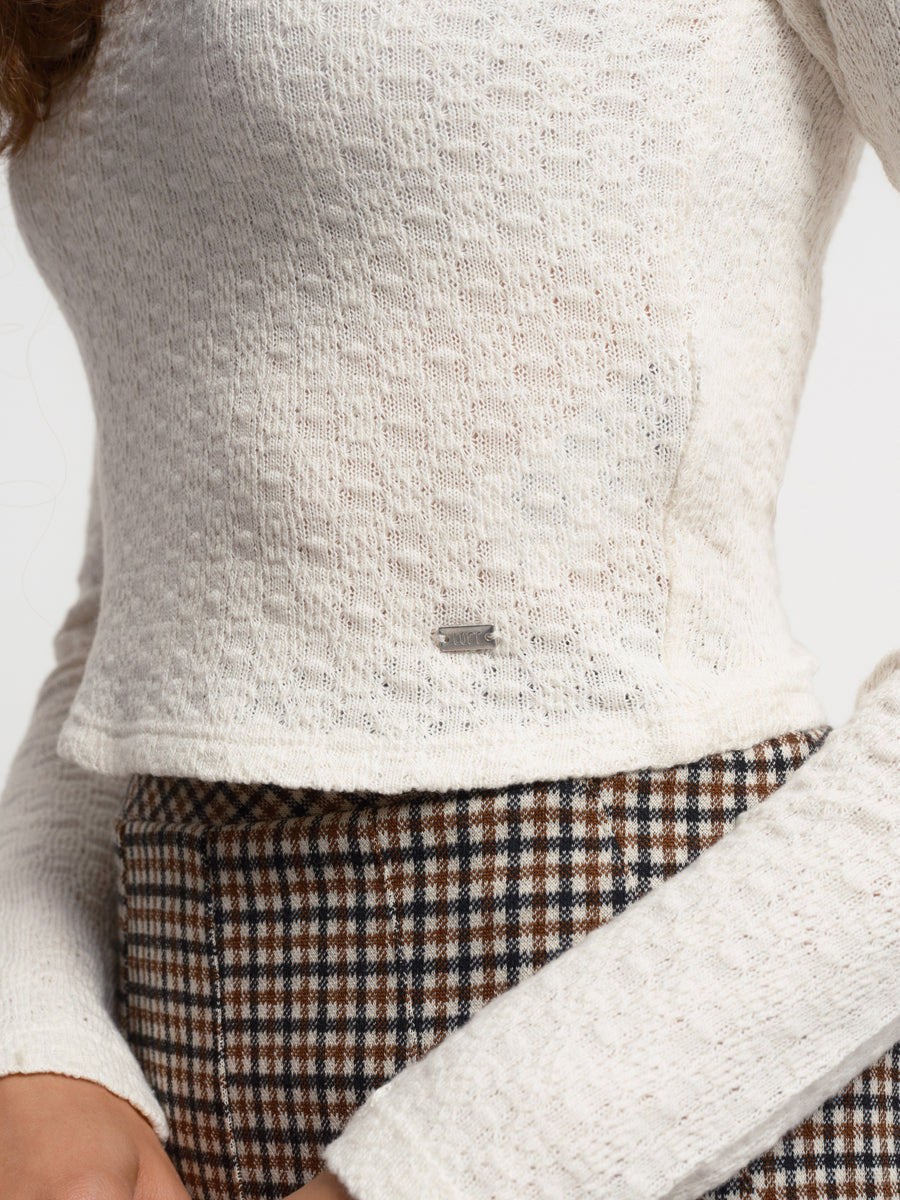 Ecru Woman Sweatshirt