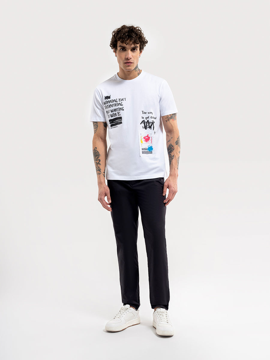Regular Fit Men's T-shirt Short Sleeve