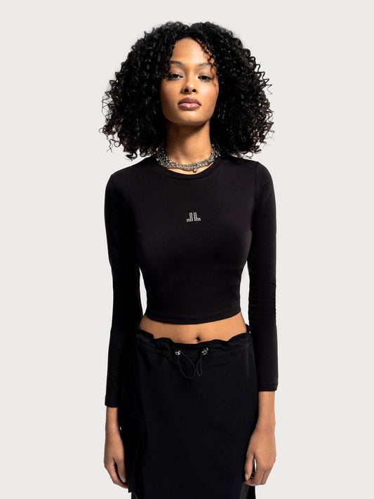 Black Woman Long Sleeve Tshirt
