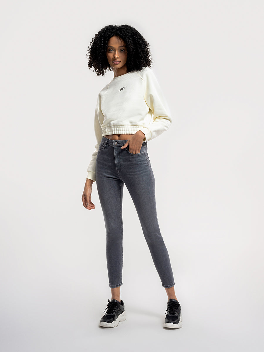 Regular Long Crop Women's Sweatshirt