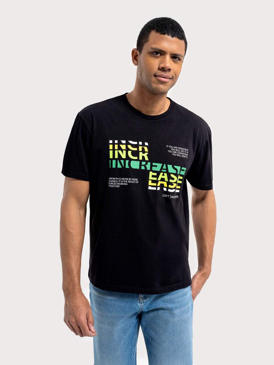 Regular Fit Men's T-shirt Short Sleeve