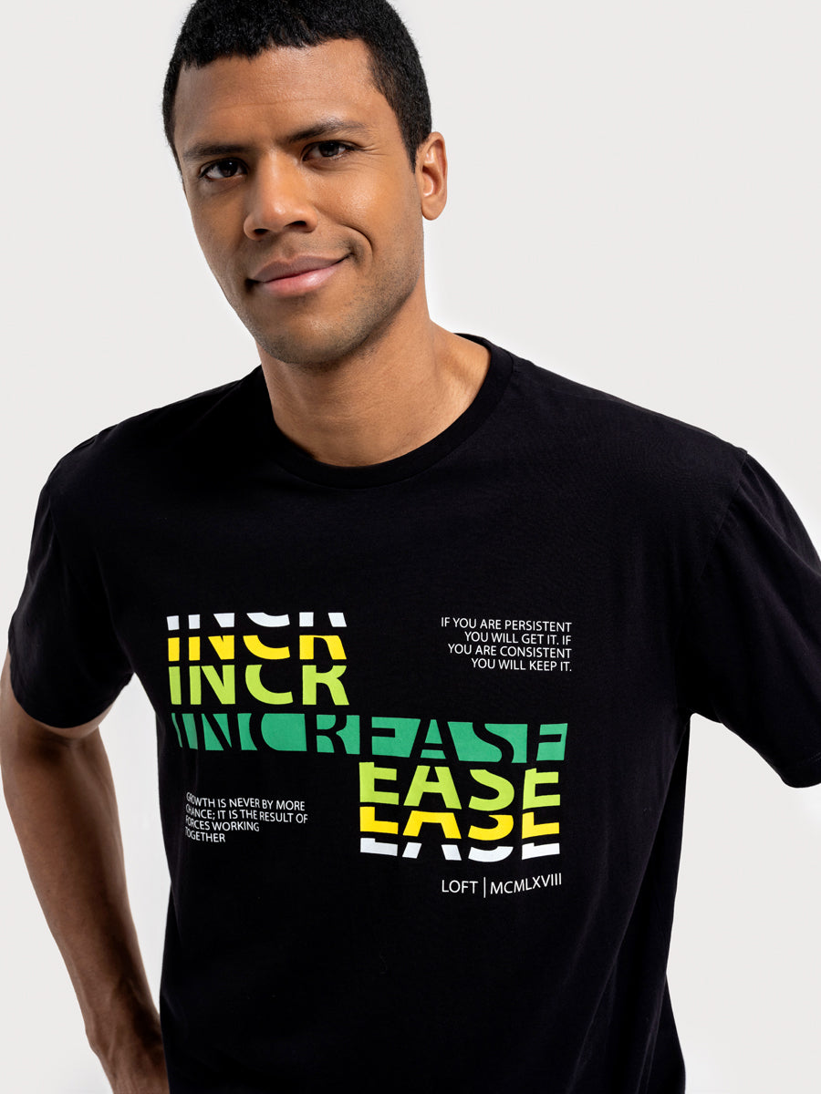 Regular Fit Men's T-shirt Short Sleeve