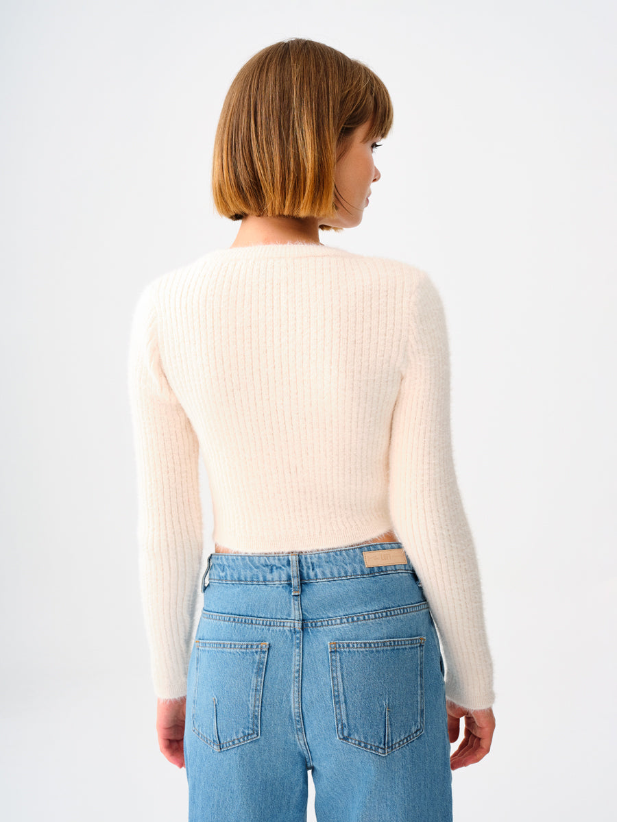 Loose Crop Women's Sweater