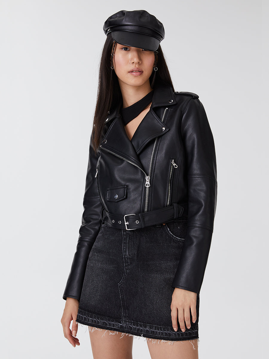 Regular Fit Women's Coat Pu