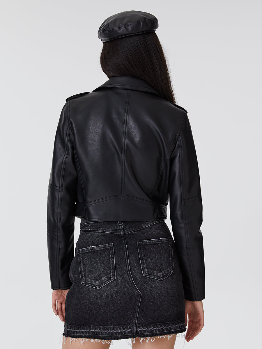 Regular Fit Women's Coat Pu