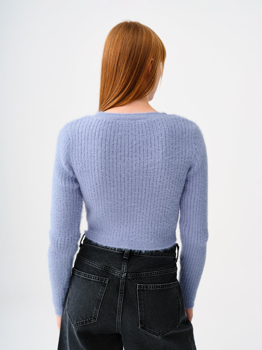 Loose Crop Women's Sweater