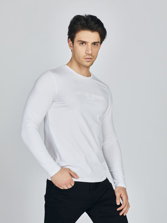 Slim Fit Men's T-shirt Long Sleeve