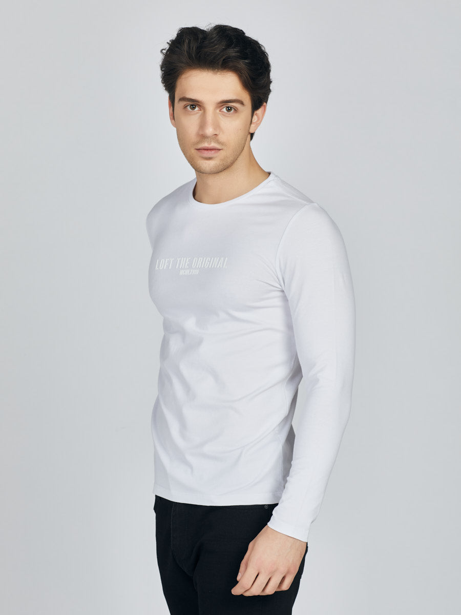 Slim Fit Men's T-shirt Long Sleeve