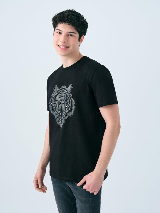 Regular Fit Men's T-shirt Short Sleeve
