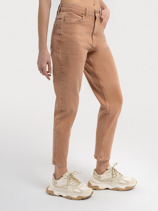 Mom Slim Fit Women's Trousers