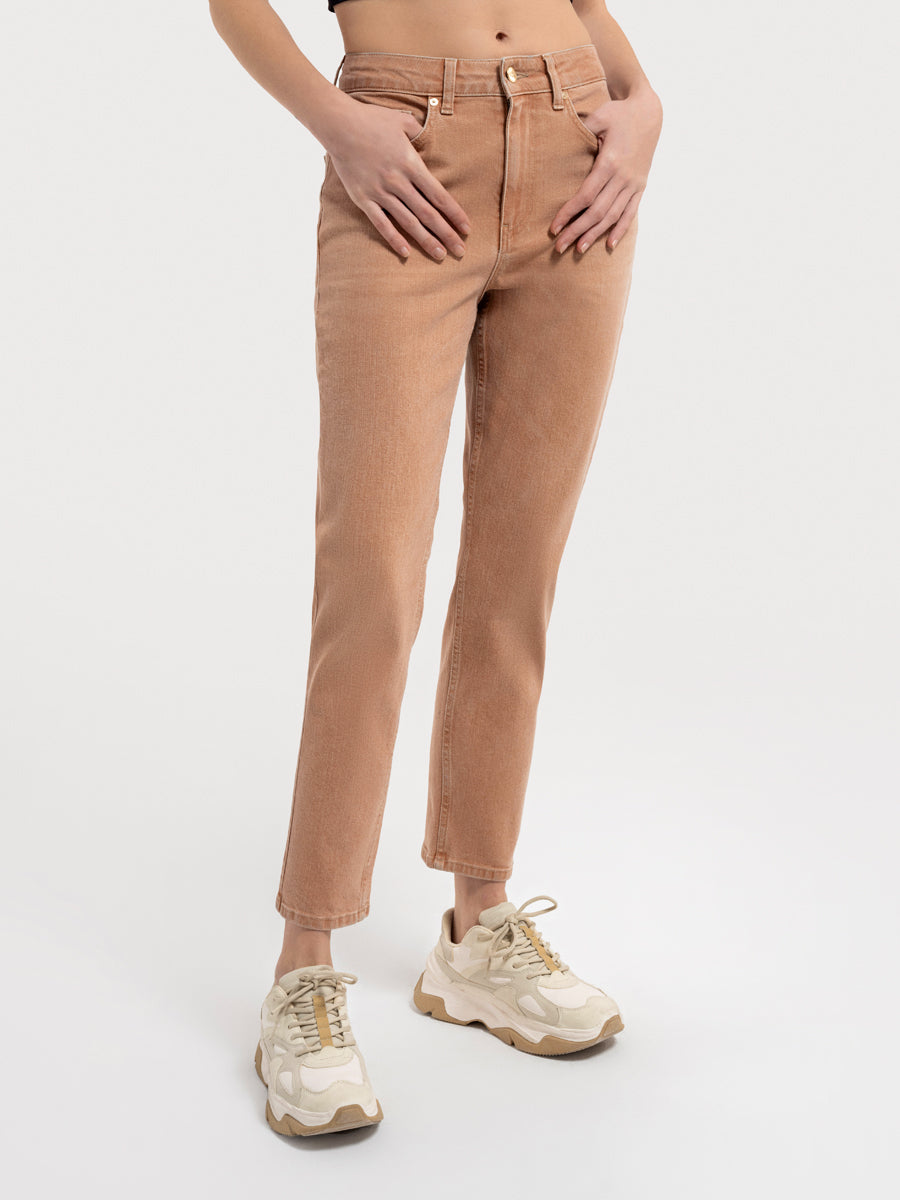 Mom Slim Fit Women's Trousers