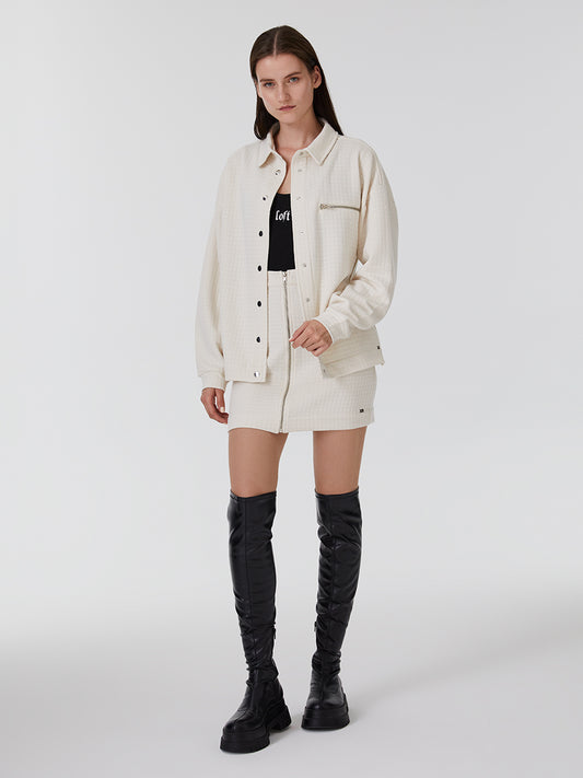 Ecru Woman Blazer Jackets