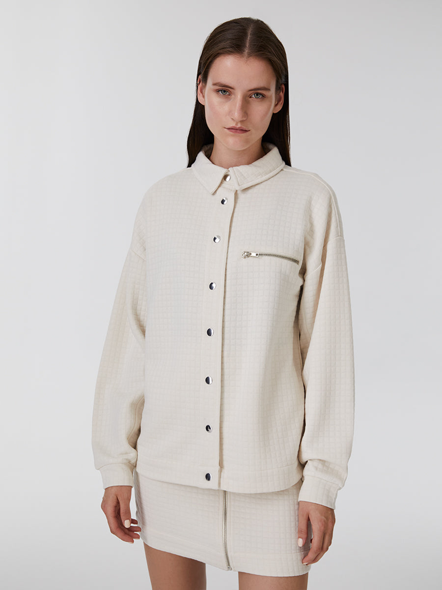 Ecru Woman Blazer Jackets