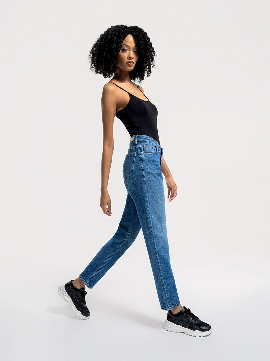 Mom Slim Fit Women's Trousers