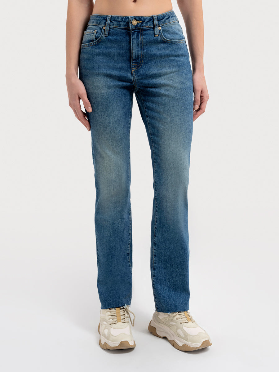 Flare Slim Fit Women's Trousers