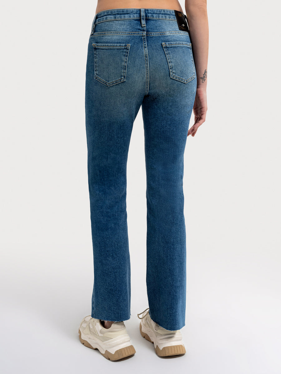 Flare Slim Fit Women's Trousers